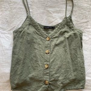 Abercrombie and fitch button down cami